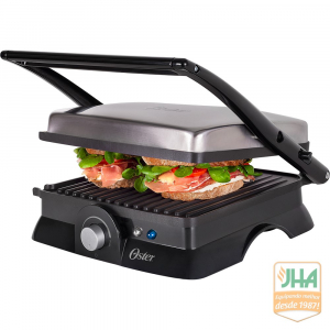 GRILL ELÉTRICO MULTIUSO P/ 4 HAMBURGUER 220V OSTER